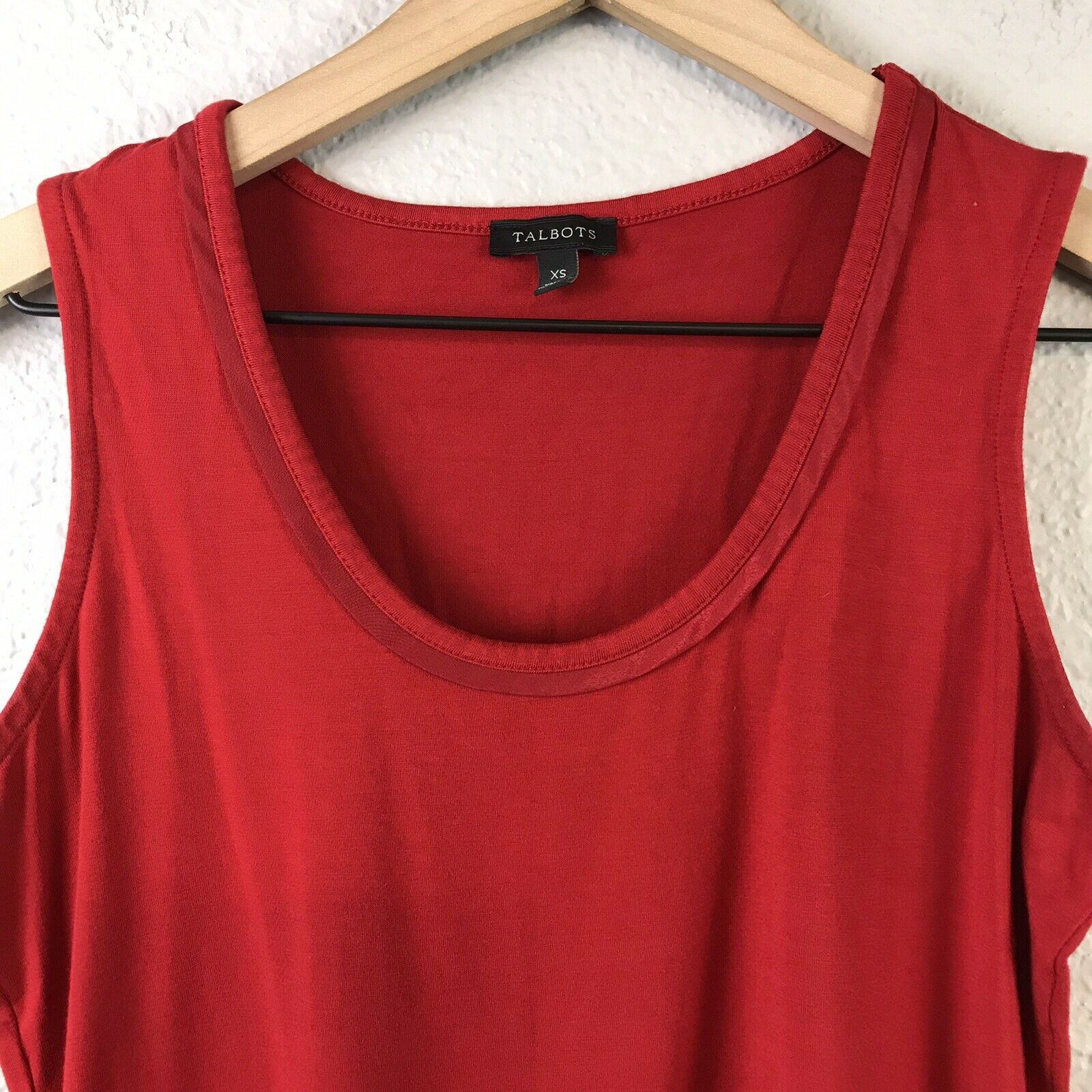 Satin Trim Tank Top