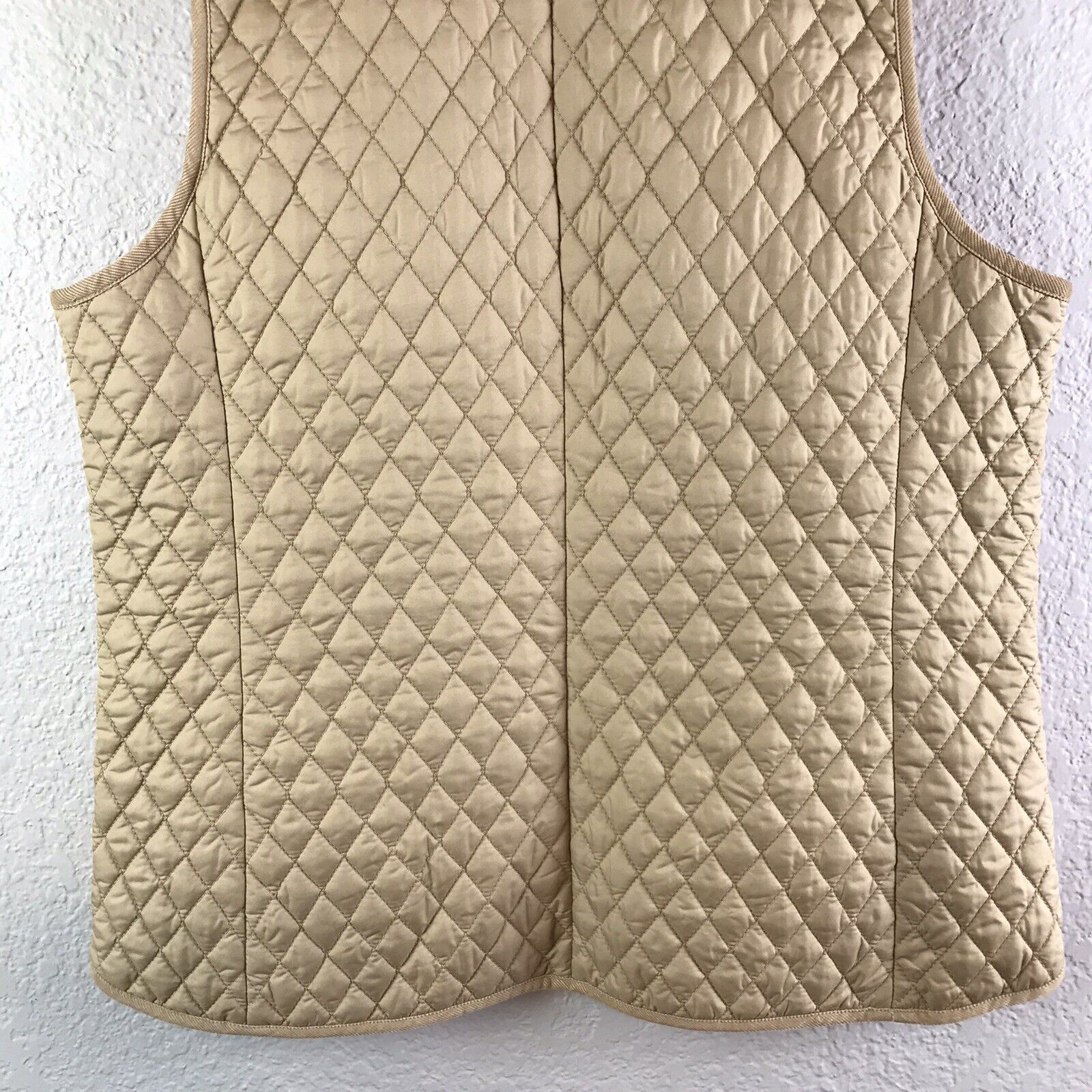 Quilted Button Zip Vest