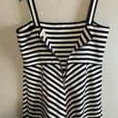 Striped A-Line Dress-10