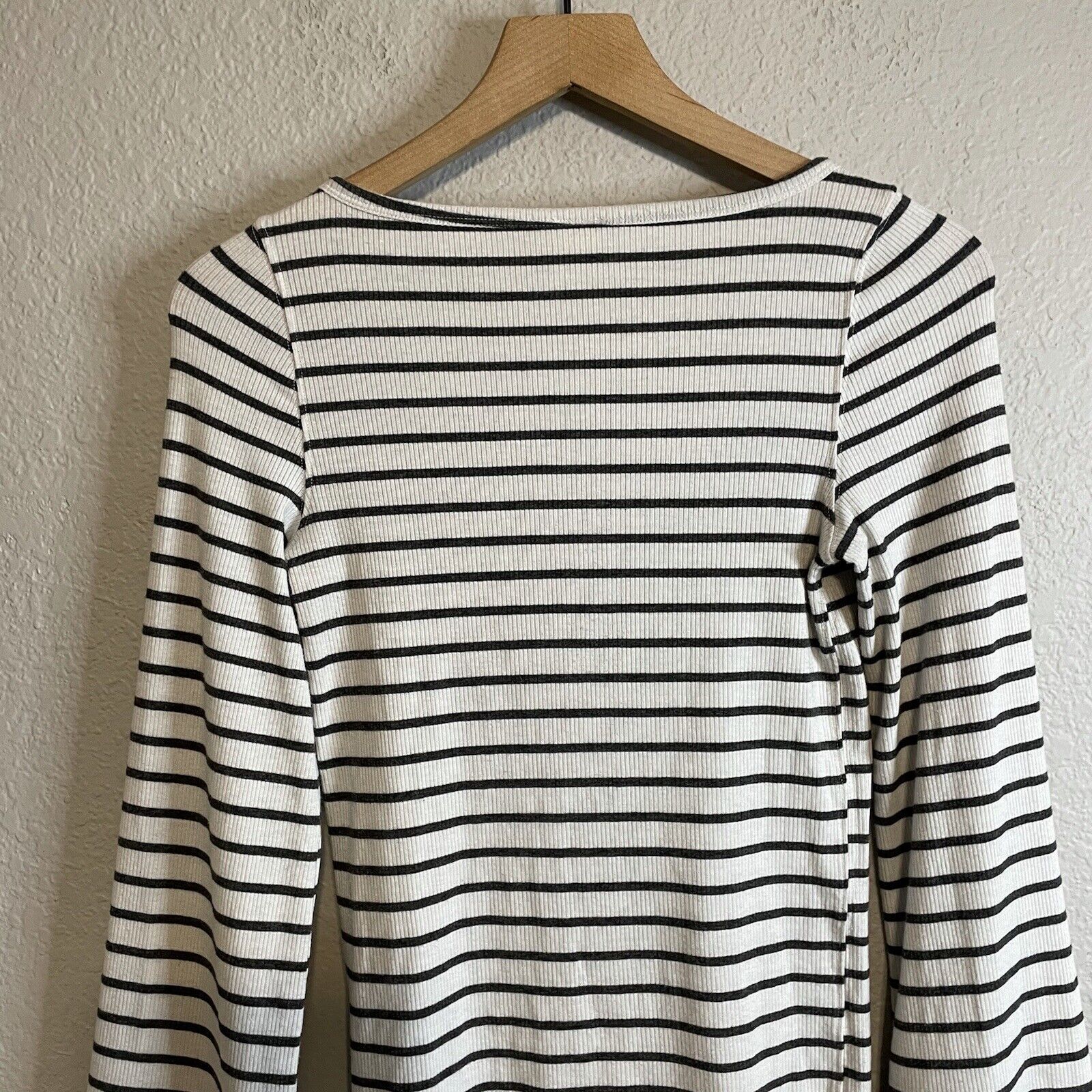 Striped Bell Sleeve Top