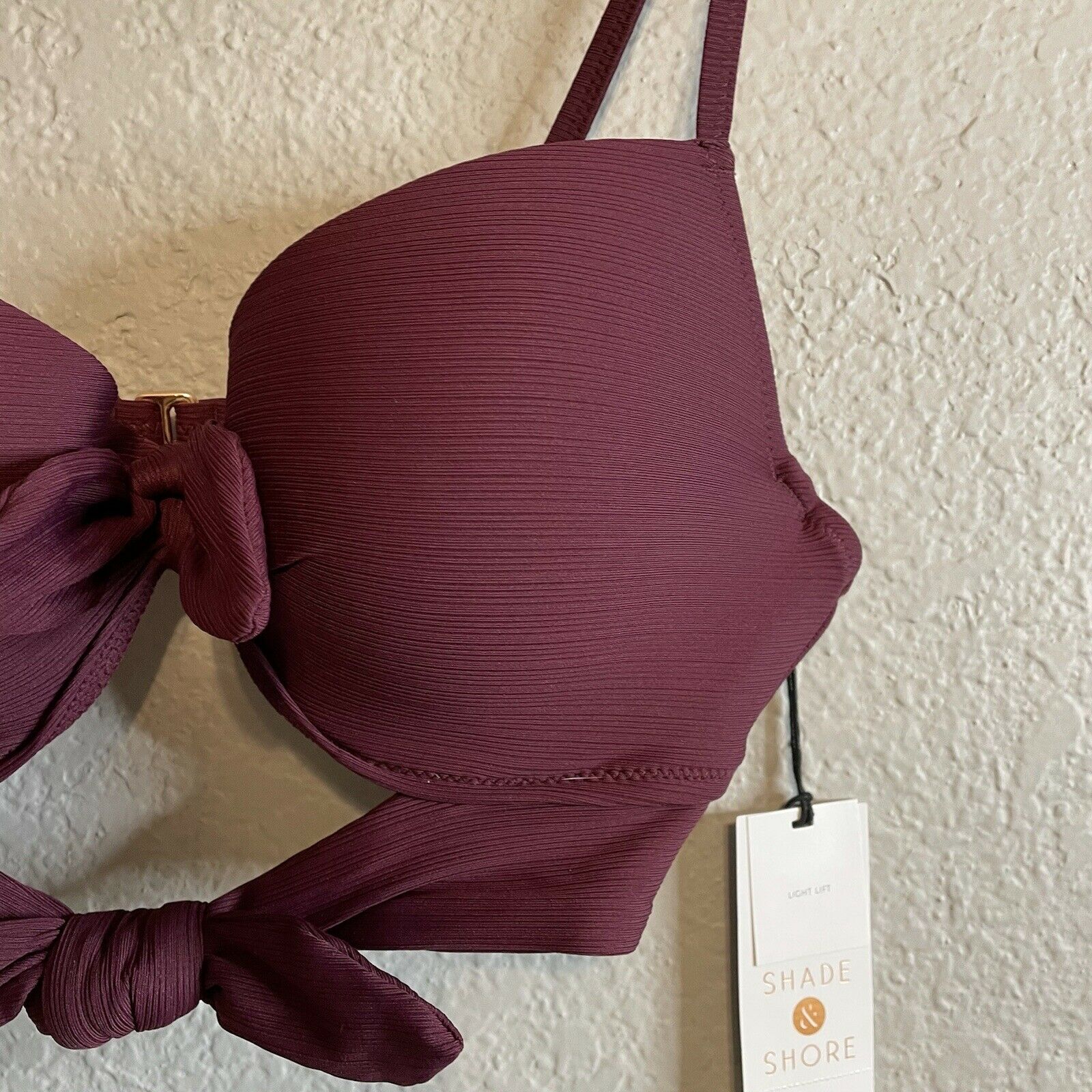 Double Bow Front Bikini Top