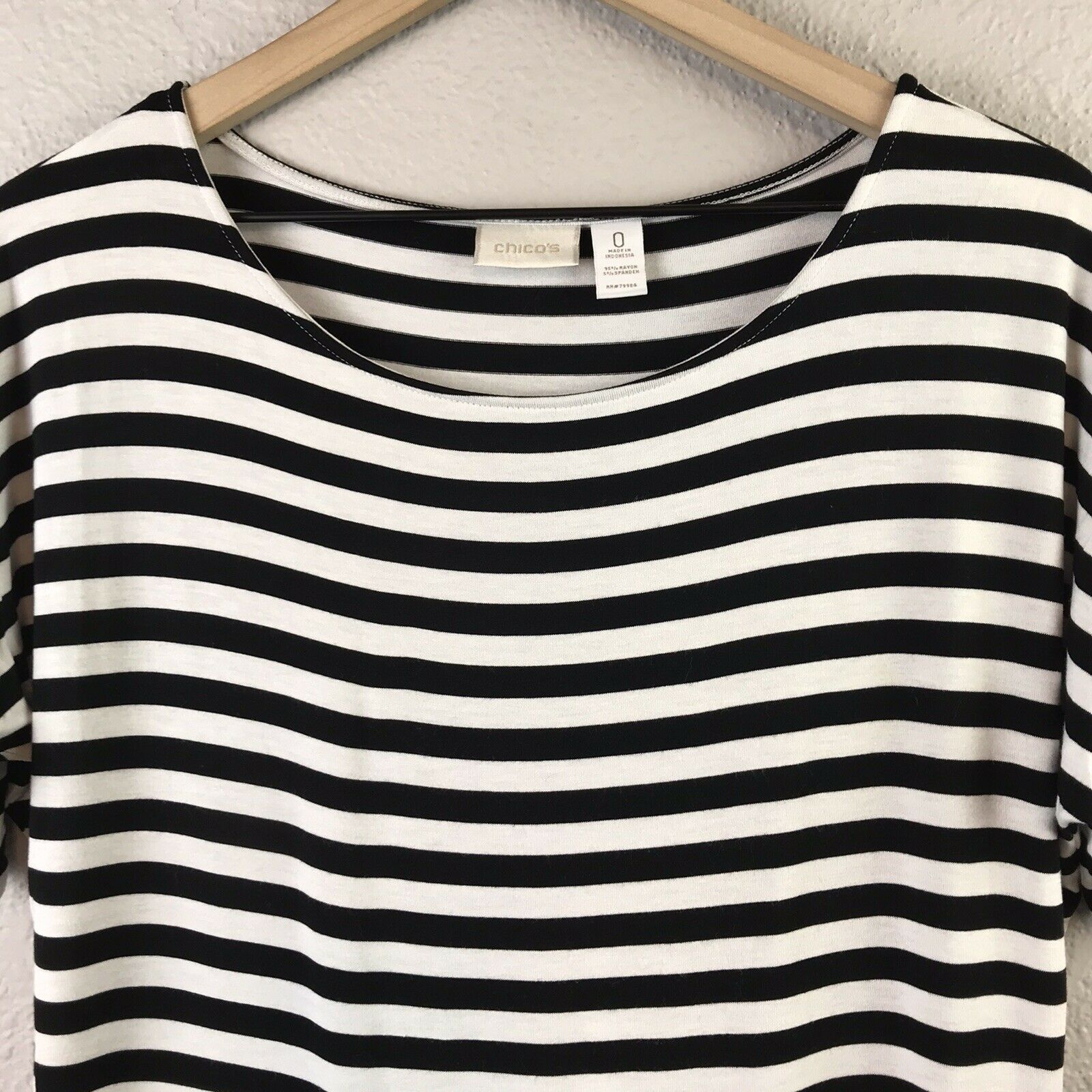 Striped Side Tie Blouse