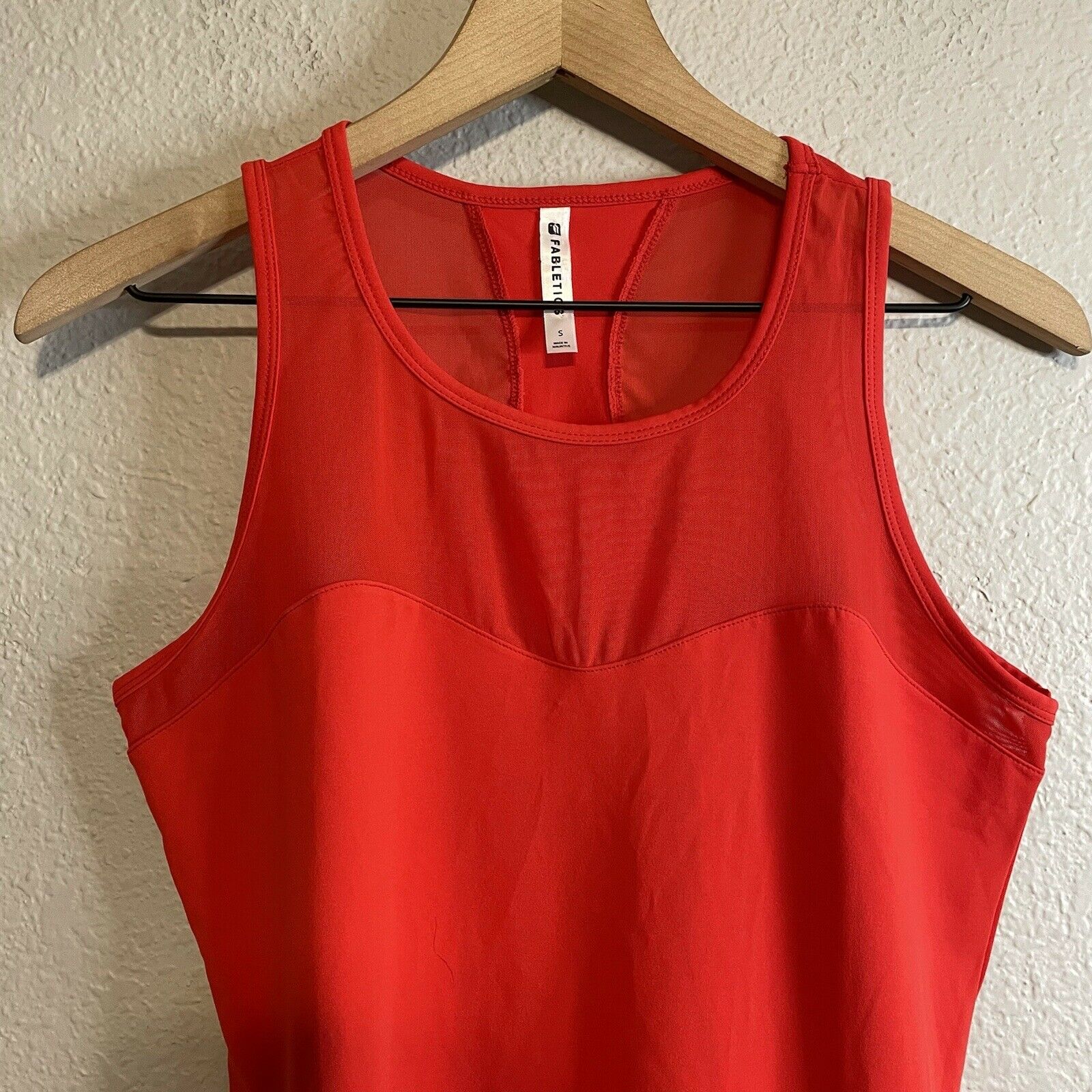 Mesh Panel Tank Top