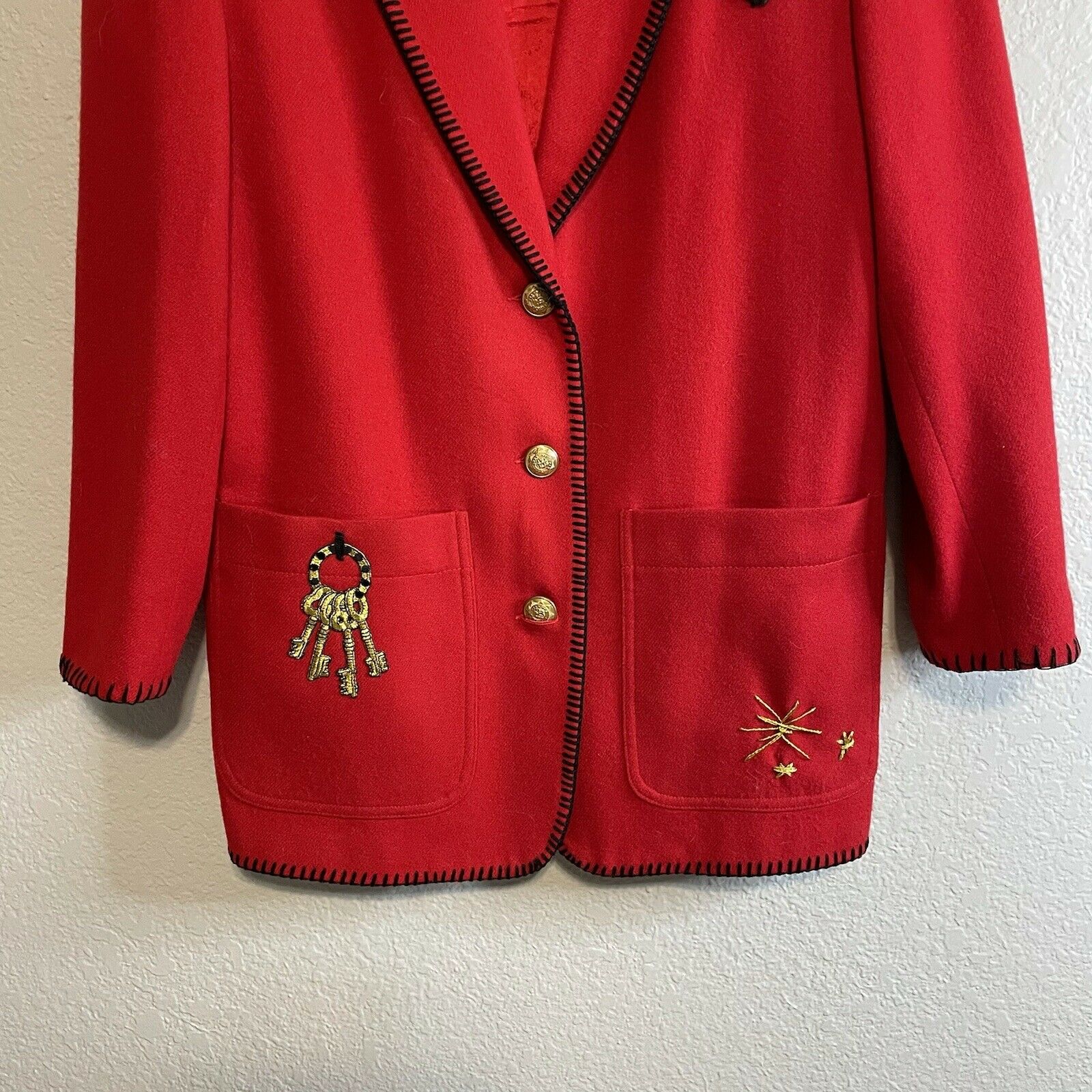 Embroidered Blazer Jacket