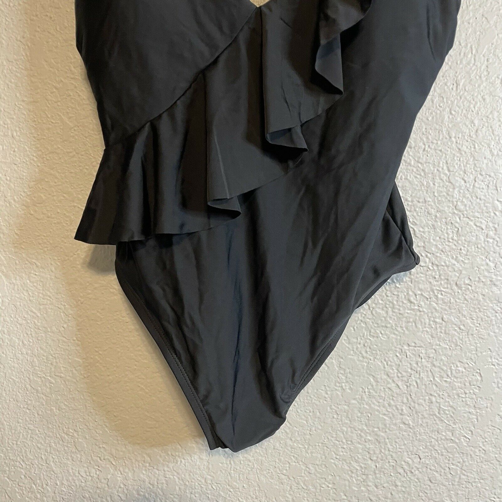 Asymmetrical Ruffle One Piece Swimsuit