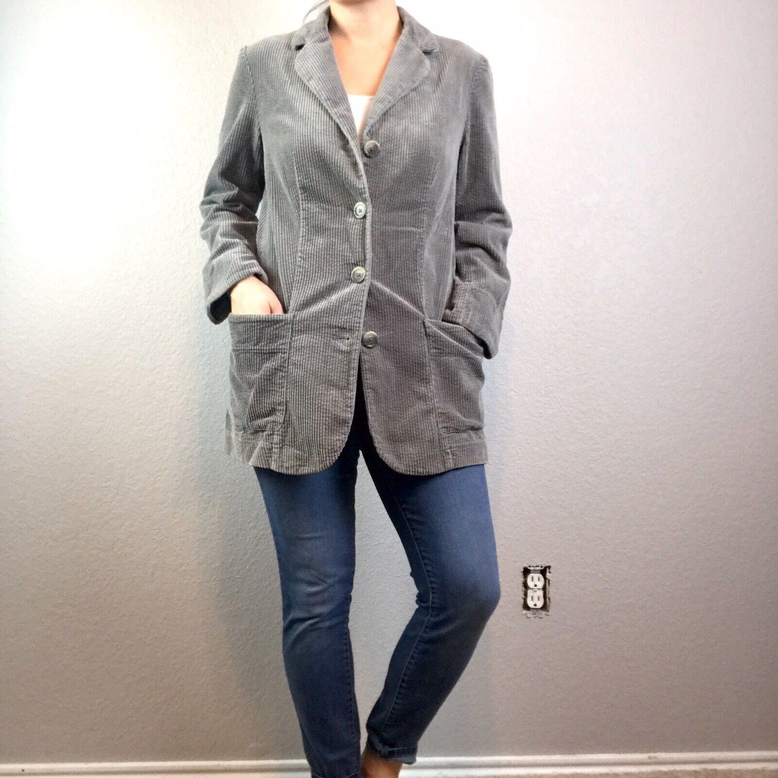 Corduroy Blazer Jacket