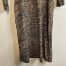 Ruched Side Faux Wrap Dress-10