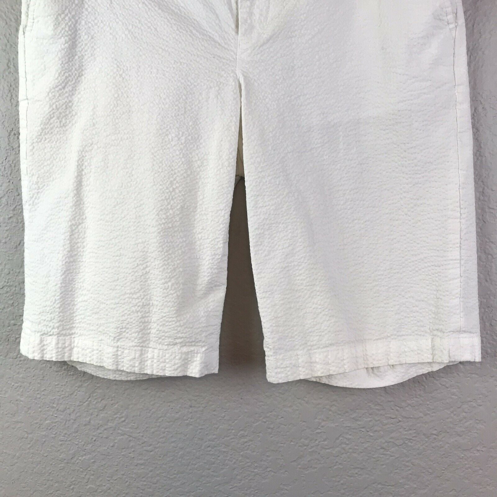 Textured Bermuda Shorts