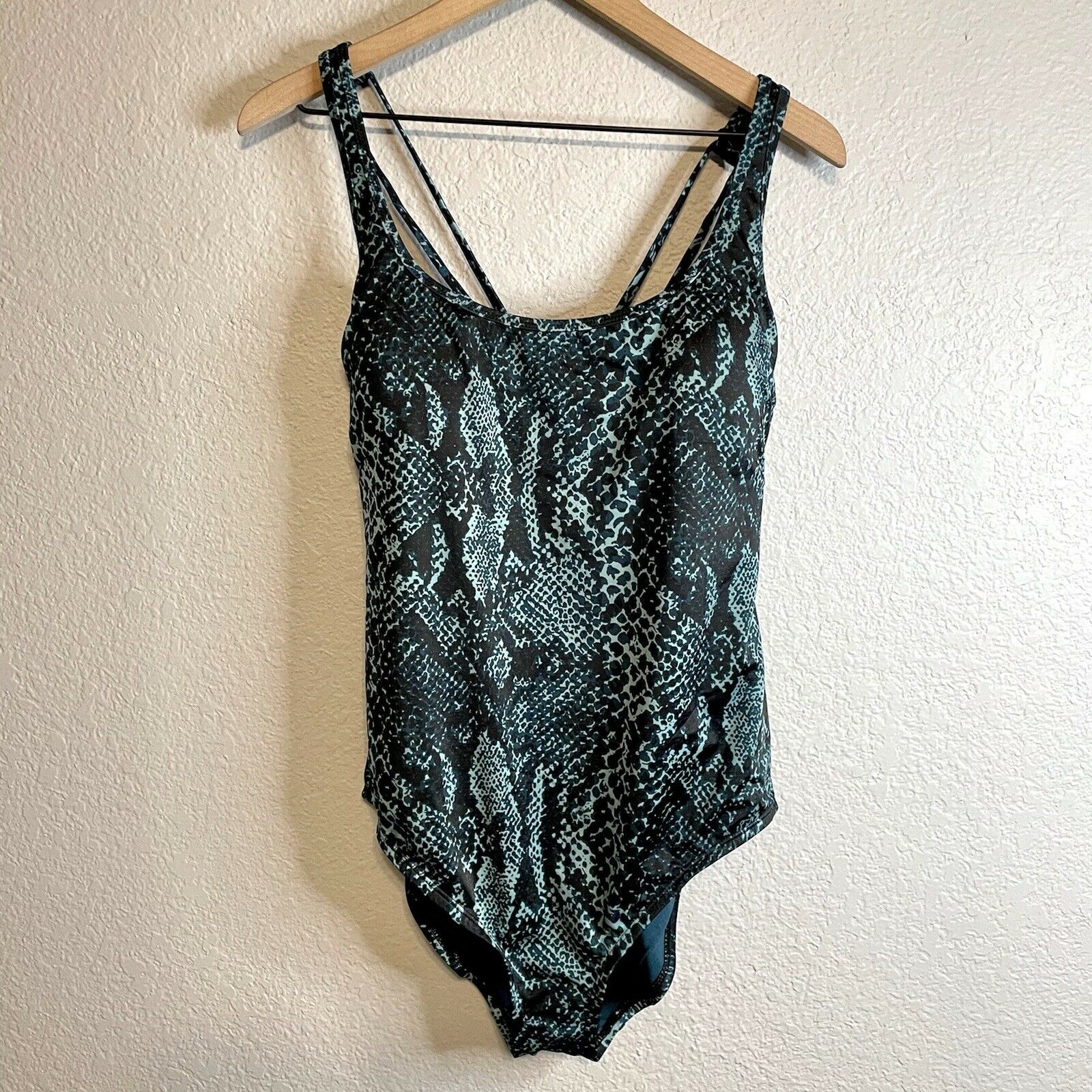 Snakeskin One-Piece Swim Suit