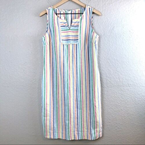 Striped Linen Dress